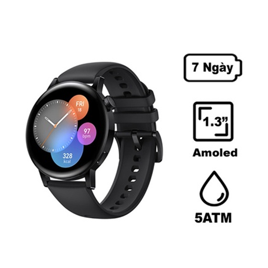 Đồng hồ Huawei Watch GT3 - dây Silicone - 42mm